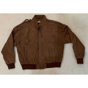 Hunters Run Men's Brown Leather Jacket | Size M